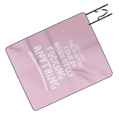 The Optimist I Can Do Anything Picnic Blanket