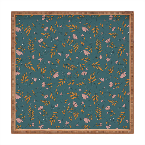 The Optimist I Can See The Change Floral Square Tray