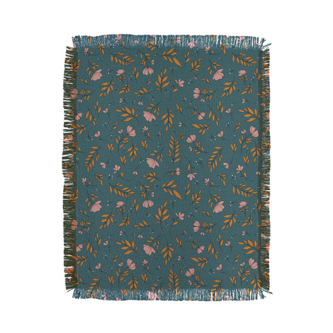 The Optimist I Can See The Change Floral Throw Blanket