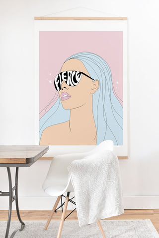 The Optimist I Can See the Future Art Print And Hanger