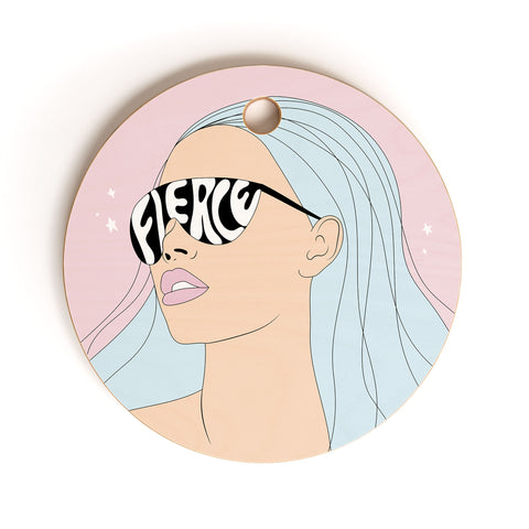 The Optimist I Can See the Future Cutting Board Round