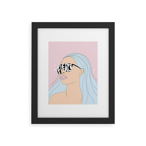 The Optimist I Can See the Future Framed Art Print