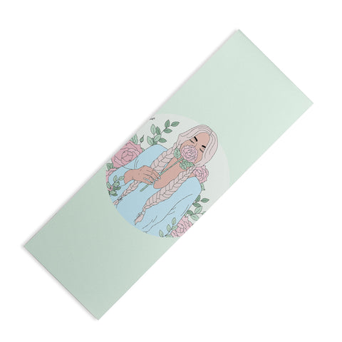 The Optimist Just Stop And Smell The Roses Yoga Mat