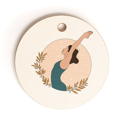 The Optimist Keep On Breathing Cutting Board Round