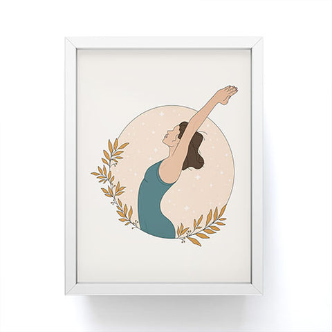 The Optimist Keep On Breathing Framed Mini Art Print