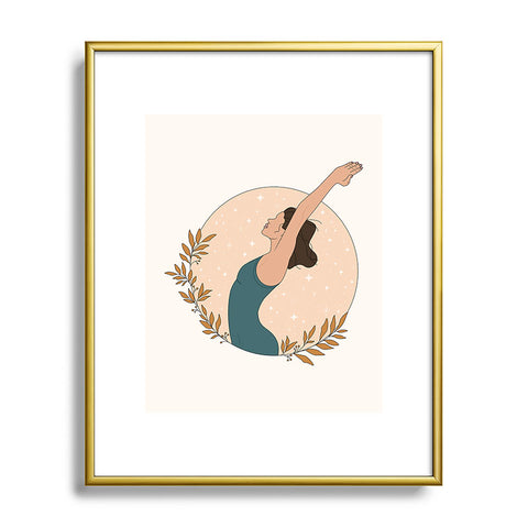 The Optimist Keep On Breathing Metal Framed Art Print