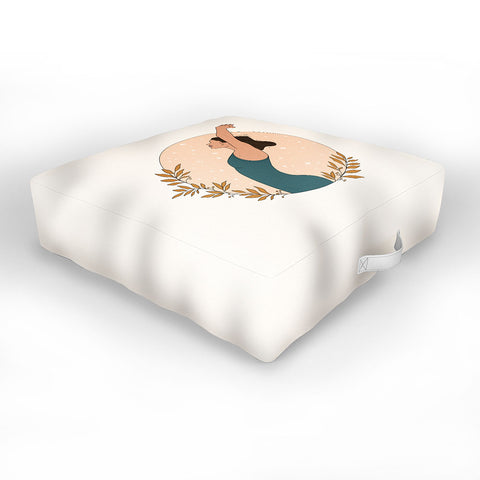 The Optimist Keep On Breathing Outdoor Floor Cushion