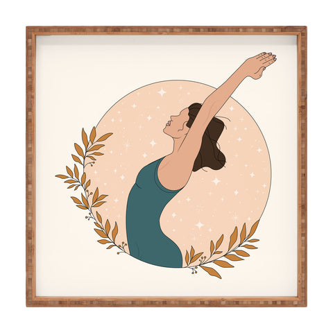 The Optimist Keep On Breathing Square Tray