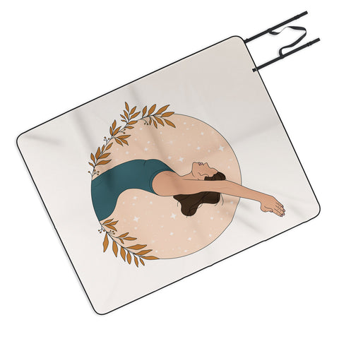 The Optimist Keep On Breathing Picnic Blanket