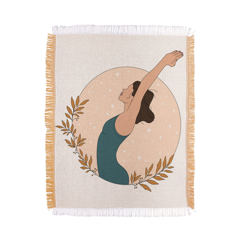 The Optimist Keep On Breathing Throw Blanket