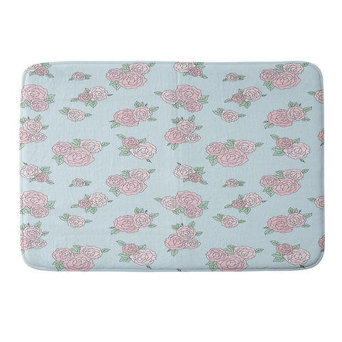 The Optimist La Vie En Rose La Vie En Rose Memory Foam Bath Mat