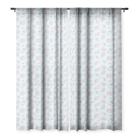 The Optimist La Vie En Rose La Vie En Rose Sheer Window Curtain