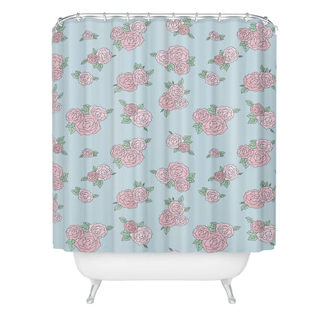 The Optimist La Vie En Rose La Vie En Rose Shower Curtain