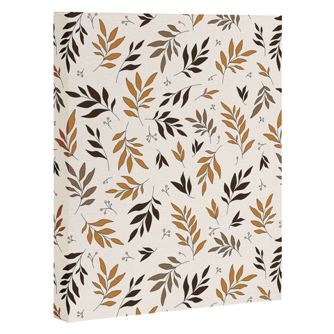 The Optimist Leaves Of Change Pattern Art Canvas