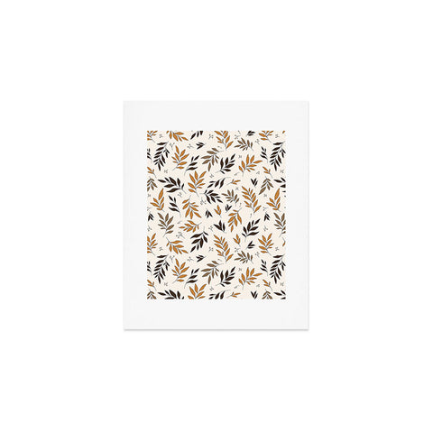 The Optimist Leaves Of Change Pattern Art Print
