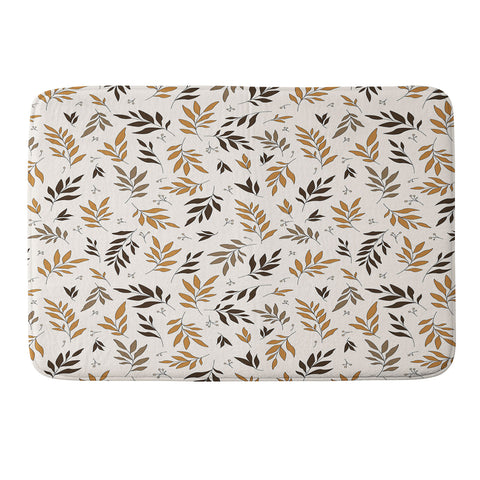 The Optimist Leaves Of Change Pattern Memory Foam Bath Mat