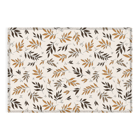 The Optimist Leaves Of Change Pattern Outdoor Rug