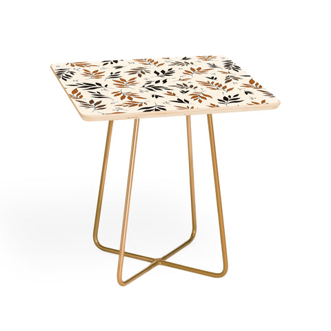 The Optimist Leaves Of Change Pattern Side Table