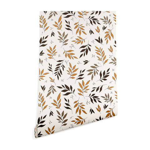 The Optimist Leaves Of Change Pattern Wallpaper