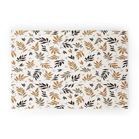 The Optimist Leaves Of Change Pattern Welcome Mat