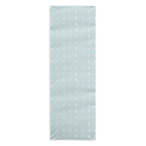 The Optimist Light Blue Daisies Yoga Towel