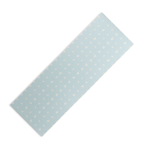 The Optimist Light Blue Daisies Yoga Mat
