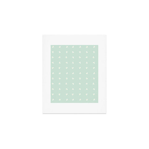The Optimist Little Daisies In a Row Art Print
