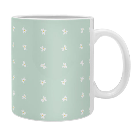 The Optimist Little Daisies In a Row Coffee Mug
