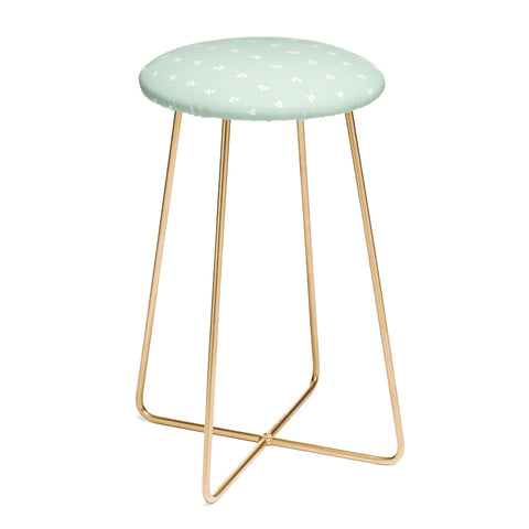 The Optimist Little Daisies In a Row Counter Stool