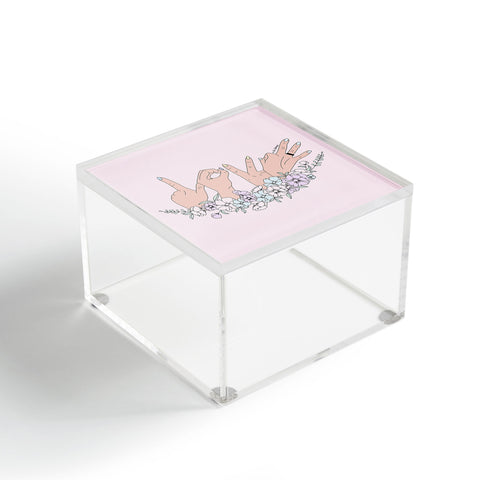 The Optimist Love is LOVE Acrylic Box