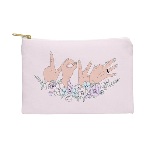 The Optimist Love is LOVE Pouch