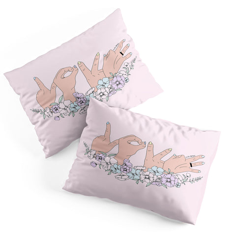 The Optimist Love is LOVE Pillow Shams