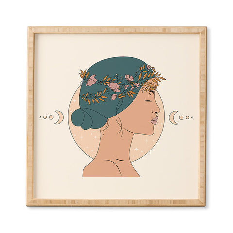 The Optimist Moon Gazing Framed Wall Art