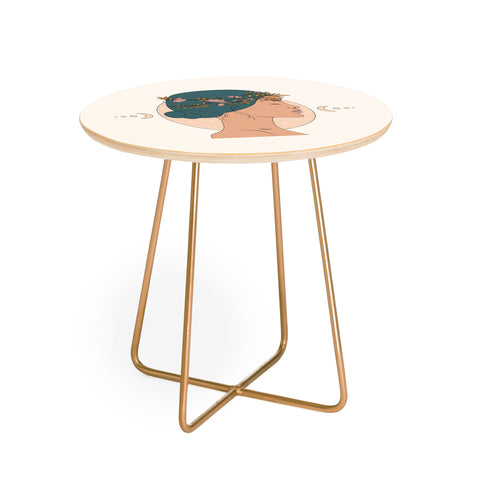 The Optimist Moon Gazing Round Side Table