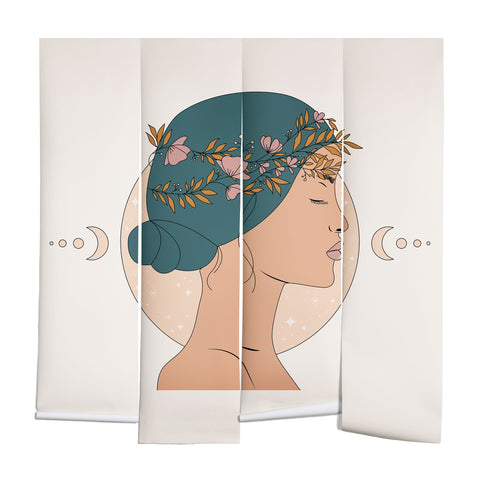 The Optimist Moon Gazing Wall Mural