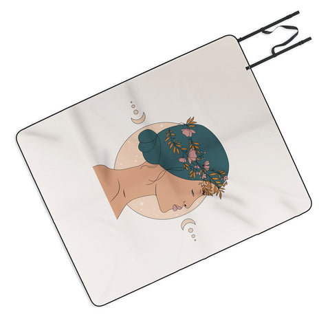 The Optimist Moon Gazing Picnic Blanket