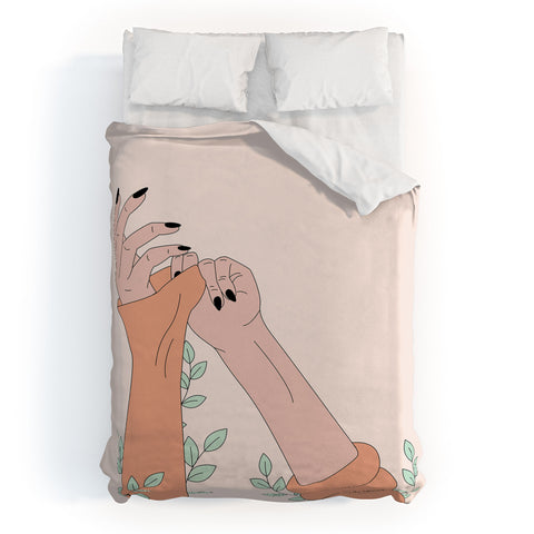 The Optimist Pushing The Limits Duvet Cover