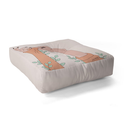 The Optimist Pushing The Limits Floor Pillow Square