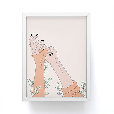 The Optimist Pushing The Limits Framed Mini Art Print