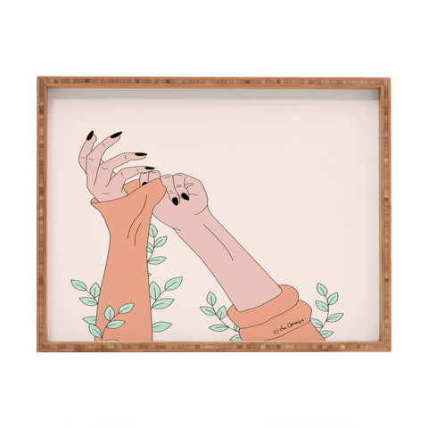 The Optimist Pushing The Limits Rectangular Tray