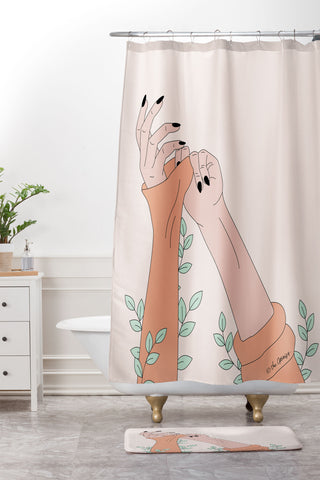 The Optimist Pushing The Limits Shower Curtain And Mat