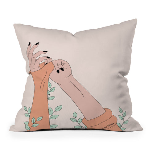 The Optimist Pushing The Limits Throw Pillow