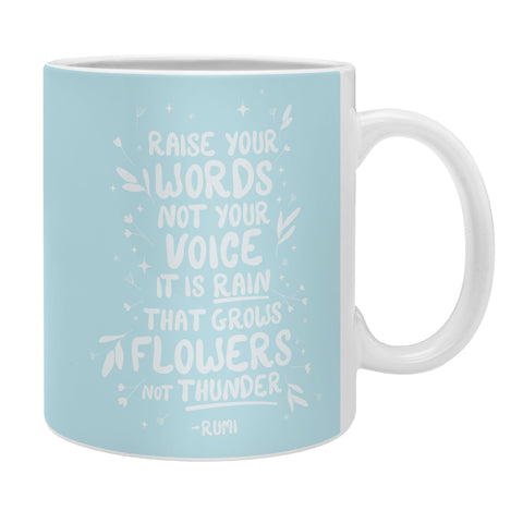 The Optimist Raise Your Words Coffee Mug