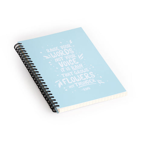 The Optimist Raise Your Words Spiral Notebook