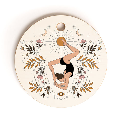 The Optimist Reach The Sun Cutting Board Round