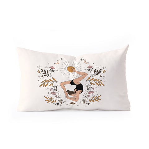 The Optimist Reach The Sun Oblong Throw Pillow