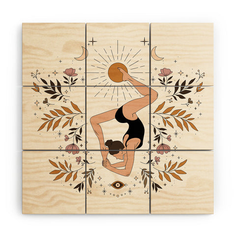 The Optimist Reach The Sun Wood Wall Mural