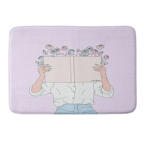 The Optimist Read All About It Memory Foam Bath Mat