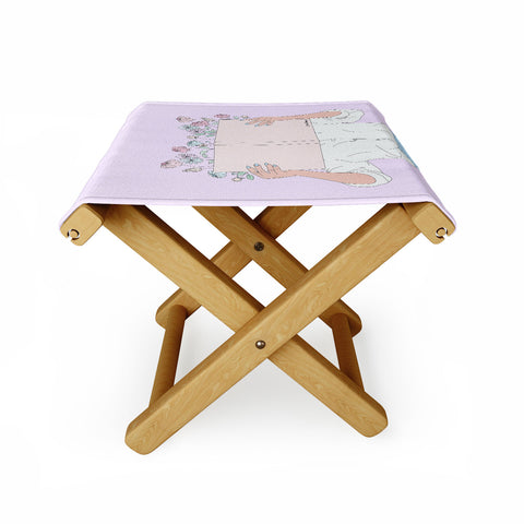 The Optimist Read All About It Folding Stool