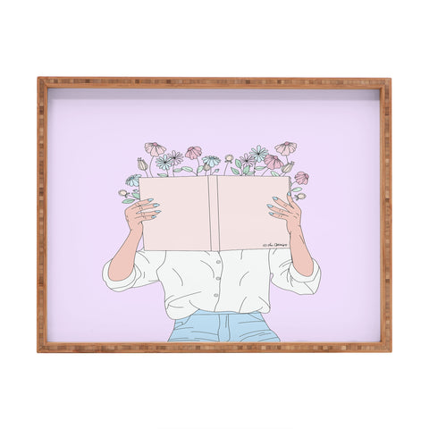 The Optimist Read All About It Rectangular Tray